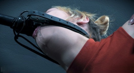 Bound slave Sailor Luna endures gagging and pussy torture in brutal BDSM