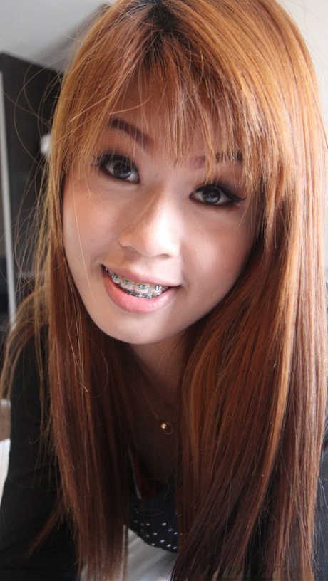 Adorable Chinese teen Ming leaks cum from her pussy after a POV fuck