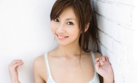 Cute Japanese schoolgirl Risa Chigasaki bares her bush while getting changed