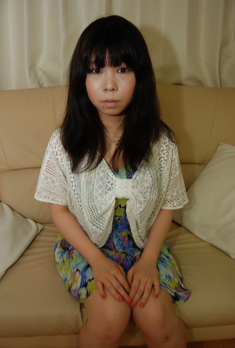 Bosomy asian teen Naomi Ide stripping down and taking shower