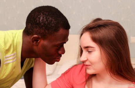 Cute virgin Nasty takes a black dick up her teen pussy for the first time
