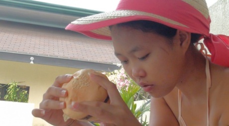 Beautiful Filipinas Jeremay & Mayka sharing a fat boner in a POV 3some