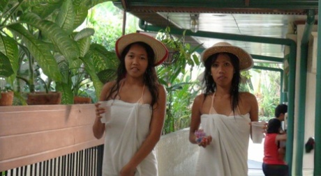 Beautiful Filipinas Jeremay & Mayka sharing a fat boner in a POV 3some