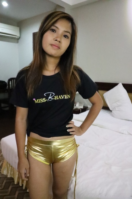 Naughty cleaning girl Nok D flaunts her hot ass and gets nailed in POV action
